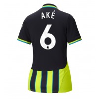 Manchester City Nathan Ake #6 Udebanetrøje Dame 2024-25 Kortærmet